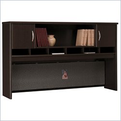 Bush Furniture Series C 71 2 Door Wood Hutch in Mocha Cherry