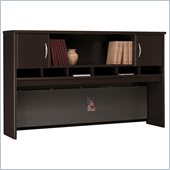 Bush Series C 71 2 Door Wood Hutch in Mocha Cherry