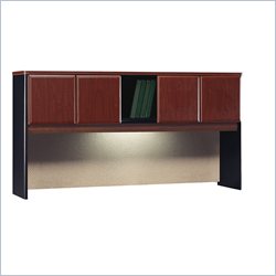 Bush Furniture Series A 72" Wood Hutch in Hansen Cherry