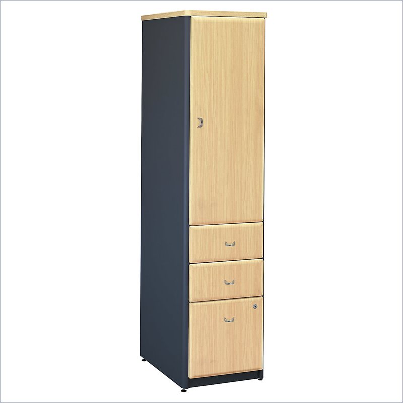 Vertical Locker - Series A Beech Collection - Bush Office Furniture