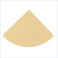 Bush Furniture Beech and Grey Advantage Series Corner Connector