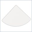 ADD TO YOUR SET: Bush White Spectrum and Pewter Advantage Series Corner Connector
