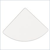 Bush White Spectrum and Pewter Advantage Series Corner Connector