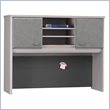 ADD TO YOUR SET: Bush White Spectrum and Pewter Advantage Series A 48 inch Hutch