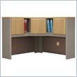 ADD TO YOUR SET: Bush Light Oak Advantage Series A Corner Hutch