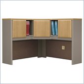 Bush Light Oak Advantage Series A Corner Hutch