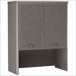 Bush Furniture White Spectrum and Pewter Series A - 30 inch Hutch