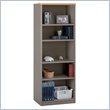 ADD TO YOUR SET: Bush Light Oak Advantage Series A 5 Shelf Bookcase