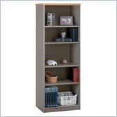 Bush Light Oak Advantage Series A 5 Shelf Bookcase