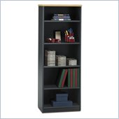 Bush Beech and Grey  Advantage Series A 5 Shelf Bookcase