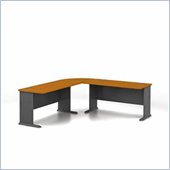Bush Series A Natural Cherry L-Shaped Administrative Configuration