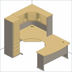 Bush Furniture Advantage Series U-shaped Corner Workstation