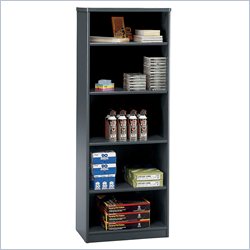 Bush Furniture Slate Advantage Series A 5 Shelf Bookcase