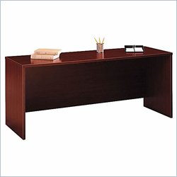 Bush Furniture Series C Mahogany Desk and Filing Cabinet