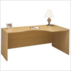Bush Furniture Series C Right C-Module Wood Credenza in Light Oak