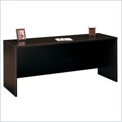 Bush Furniture Series C 72 Wood Credenza Desk in Mocha Cherry