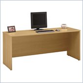 Bush Series C 72  Wood Credenza in Light Oak