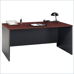 Bush Furniture 66 Series C Wood Credenza Desk in Hansen Cherry