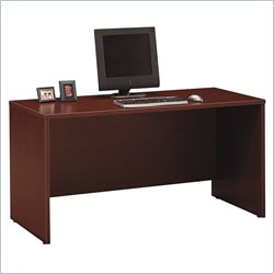 Bush Furniture C Series 60 Wood Credenza in Mahogany