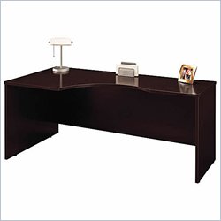 Bush Furniture Corsa Series Wood Office Set in Mocha Cherry