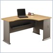 ADD TO YOUR SET: Bush WC64322 Series A Light Oak Right L-Bow Desk