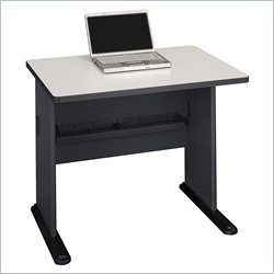 Bush Furniture Series A 36 Wood Computer Desk in Slate