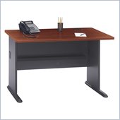 Bush Series A 48 Wood Credenza Desk in Hansen Cherry