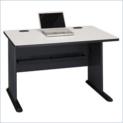 Bush Furniture Series A 48 Wood Credenza Desk in Slate