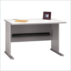 Bush Furniture Series A 48 Wood Desk in Pewter