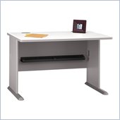 Bush Series A 48 Wood Desk in Pewter