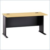 Bush Series A 60 Wood Computer Desk in Beech