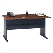 Bush Series A 60 Wood Credenza Desk in Hansen Cherry