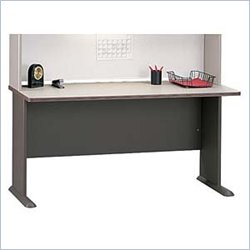 Bush Furniture Series A 60" Wood Credenza Desk in Taupe