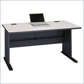 Bush Series A 60 Wood Computer Desk in Slate