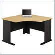 ADD TO YOUR SET: Bush Series A Wood Corner Desk in Beech