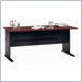 Bush Furniture Series A Hansen Cherry 72 inch Desk