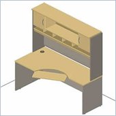 Bush Series C Mahogany Office Cubicle