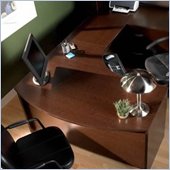 Bush Series C Mocha Cherry L-Shaped Desk