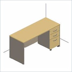 Bush Furniture Series C Auburn Maple Credenza and Filing Cabinet Furniture Office Desks Home Office Desks Bush 13939