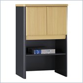 Bush Series A Storage Hutch in Beech/ Slate Grey
