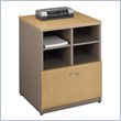 ADD TO YOUR SET: Bush Series A Storage Cabinet in Light Oak/ Sage