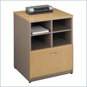 Bush Series A Storage Cabinet in Light Oak/ Sage