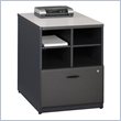ADD TO YOUR SET: Bush Series A Storage Cabinet in Slate Grey
