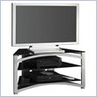 Bush Furniture - Belize Collection 50 Wood Plasma/LCD TV Stand in Pewter Finish