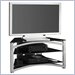 Bush Furniture Belize Collection 50 Inch Wood Plasma/LCD TV Stand in Pewter Finish