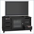 Bush Furniture - 42 Weston Collection Black Wood Corner Plasma/LCD TV Stand