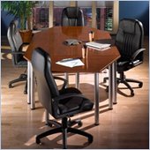 Bush Aspen 6.5 Octagonal Conference Table in Hansen Cherry