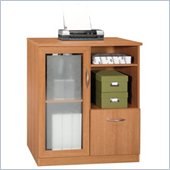 Bush Furniture Vantage Series Wood Storage Cabinet in Light Dragonwood