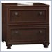 Bush Furniture Savannah Collection Lateral Wood 2 Drawer File Storage Cabinet Mocha Cherry