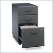 ADD TO YOUR SET: Bush Series A 3 Drawer Mobile Wood Filing Cabinet in Slate